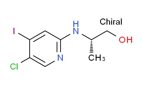 CAS No. 1799434-65-3, (S)-2-((5-Chloro-4-iodopyridin-2-yl)amino)propan-1-ol