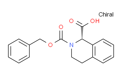 CAS No. 151004-90-9, (S)-2-((Benzyloxy)carbonyl)-1,2,3,4-tetrahydroisoquinoline-1-carboxylic acid