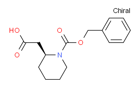 CAS No. 1821743-10-5, (S)-2-(1-((Benzyloxy)carbonyl)piperidin-2-yl)acetic acid