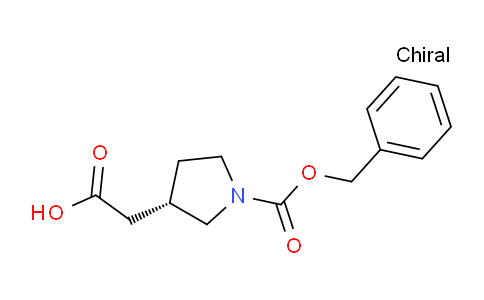 CAS No. 219560-29-9, (S)-2-(1-((Benzyloxy)carbonyl)pyrrolidin-3-yl)acetic acid