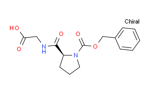 CAS No. 2766-18-9, (S)-2-(1-((Benzyloxy)carbonyl)pyrrolidine-2-carboxamido)acetic acid