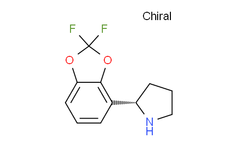 CAS No. 1212918-18-7, (S)-2-(2,2-Difluorobenzo[d][1,3]dioxol-4-yl)pyrrolidine
