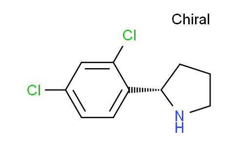 CAS No. 1213852-52-8, (S)-2-(2,4-Dichlorophenyl)pyrrolidine
