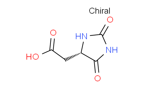 CAS No. 26184-53-2, (S)-2-(2,5-Dioxoimidazolidin-4-yl)acetic acid