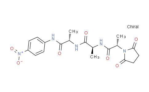 CAS No. 52299-14-6, (S)-2-(2,5-Dioxopyrrolidin-1-yl)-N-((S)-1-(((S)-1-((4-nitrophenyl)amino)-1-oxopropan-2-yl)amino)-1-oxopropan-2-yl)propanamide