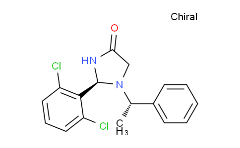 CAS No. 1149765-12-7, (S)-2-(2,6-Dichlorophenyl)-1-((S)-1-phenylethyl)imidazolidin-4-one