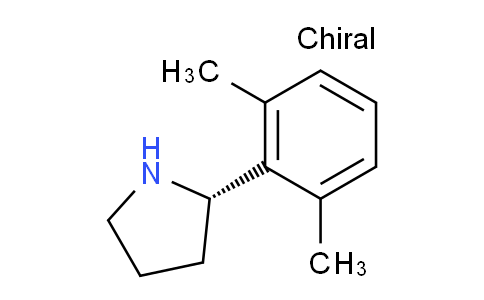 CAS No. 1213605-47-0, (S)-2-(2,6-Dimethylphenyl)pyrrolidine