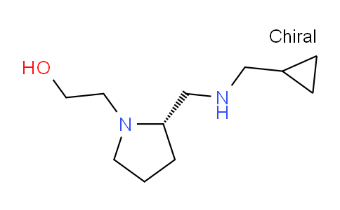 CAS No. 1354010-19-7, (S)-2-(2-(((Cyclopropylmethyl)amino)methyl)pyrrolidin-1-yl)ethanol