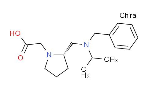 CAS No. 1354009-96-3, (S)-2-(2-((Benzyl(isopropyl)amino)methyl)pyrrolidin-1-yl)acetic acid