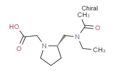 CAS No. 1354011-05-4, (S)-2-(2-((N-Ethylacetamido)methyl)pyrrolidin-1-yl)acetic acid