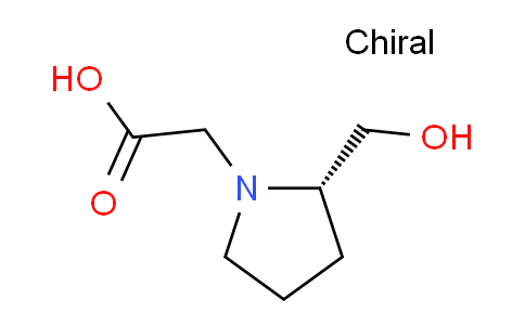 CAS No. 258530-58-4, (S)-2-(2-(Hydroxymethyl)pyrrolidin-1-yl)acetic acid