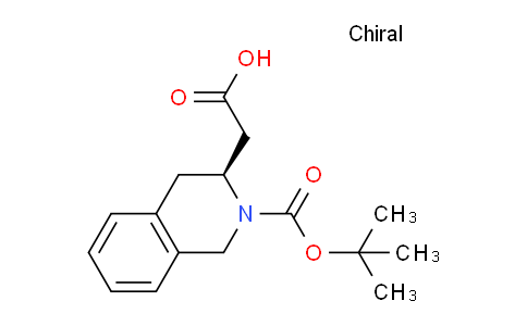 CAS No. 270062-98-1, (S)-2-(2-(tert-Butoxycarbonyl)-1,2,3,4-tetrahydroisoquinolin-3-yl)acetic acid