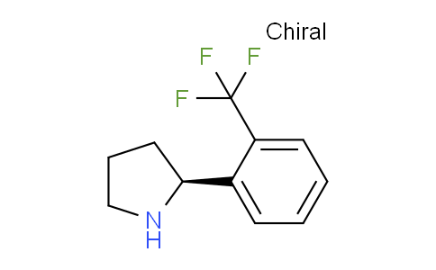 CAS No. 1217710-14-9, (S)-2-(2-(Trifluoromethyl)phenyl)pyrrolidine