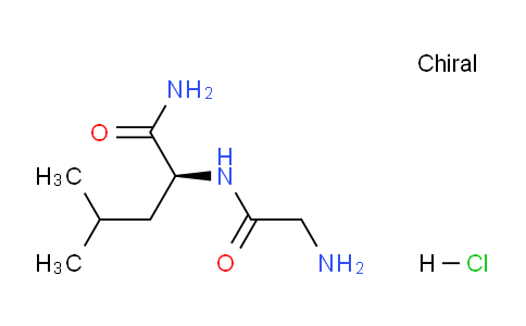 CAS No. 38173-66-9, (S)-2-(2-Aminoacetamido)-4-methylpentanamide hydrochloride