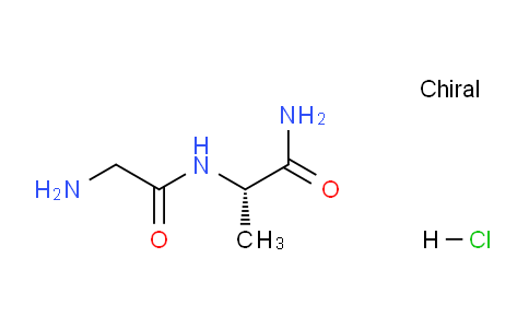 CAS No. 15855-91-1, (S)-2-(2-Aminoacetamido)propanamide hydrochloride