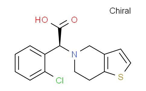 CAS No. 144457-28-3, (S)-2-(2-Chlorophenyl)-2-(6,7-dihydrothieno[3,2-c]pyridin-5(4H)-yl)acetic acid