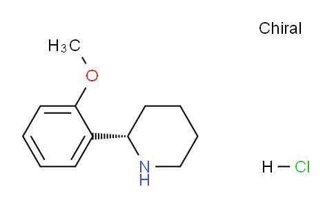 CAS No. 1391417-03-0, (S)-2-(2-Methoxyphenyl)piperidine hydrochloride