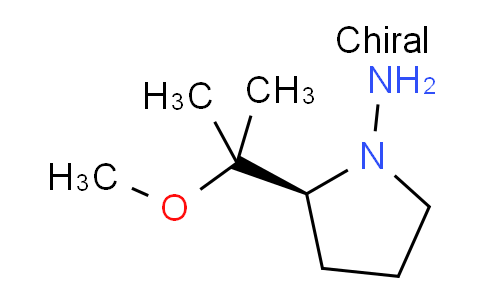 CAS No. 118535-61-8, (S)-2-(2-Methoxypropan-2-yl)pyrrolidin-1-amine