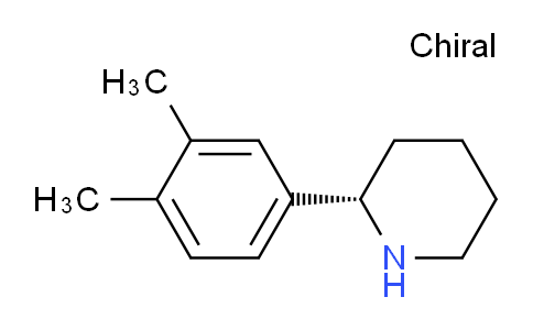 CAS No. 1213162-87-8, (S)-2-(3,4-Dimethylphenyl)piperidine