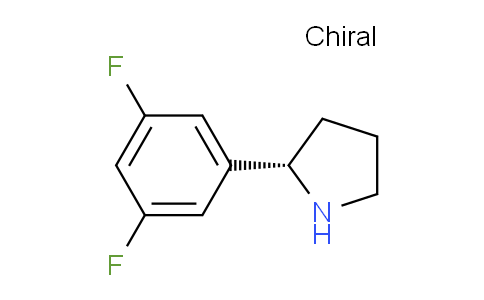 CAS No. 1217664-59-9, (S)-2-(3,5-Difluorophenyl)pyrrolidine