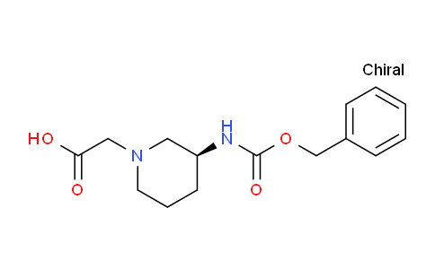 CAS No. 1354015-51-2, (S)-2-(3-(((Benzyloxy)carbonyl)amino)piperidin-1-yl)acetic acid