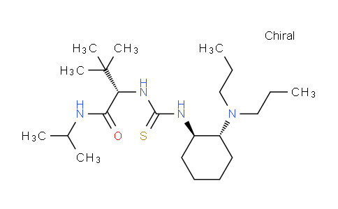 CAS No. 1003922-03-9, (S)-2-(3-((1R,2R)-2-(Dipropylamino)cyclohexyl)thioureido)-N-isopropyl-3,3-dimethylbutanamide