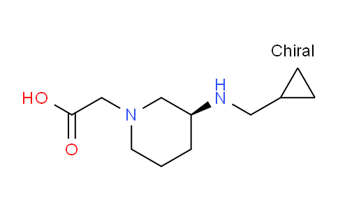 CAS No. 1354010-78-8, (S)-2-(3-((Cyclopropylmethyl)amino)piperidin-1-yl)acetic acid