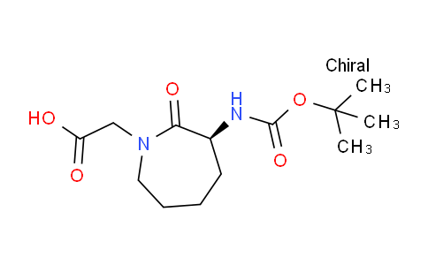 CAS No. 79839-29-5, (S)-2-(3-((tert-Butoxycarbonyl)amino)-2-oxoazepan-1-yl)acetic acid