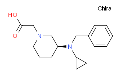 CAS No. 1354001-24-3, (S)-2-(3-(Benzyl(cyclopropyl)amino)piperidin-1-yl)acetic acid