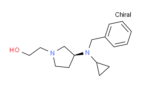 CAS No. 1354015-28-3, (S)-2-(3-(Benzyl(cyclopropyl)amino)pyrrolidin-1-yl)ethanol