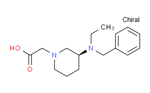CAS No. 1354010-27-7, (S)-2-(3-(Benzyl(ethyl)amino)piperidin-1-yl)acetic acid