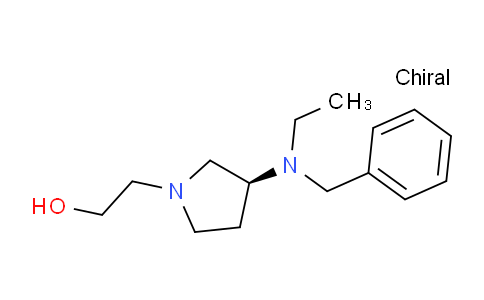 CAS No. 1354009-73-6, (S)-2-(3-(Benzyl(ethyl)amino)pyrrolidin-1-yl)ethanol