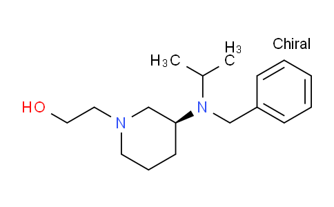 CAS No. 1353998-01-2, (S)-2-(3-(Benzyl(isopropyl)amino)piperidin-1-yl)ethanol