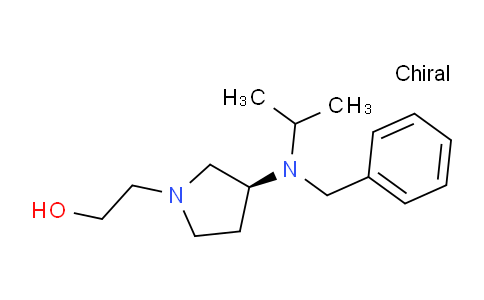 CAS No. 1354016-62-8, (S)-2-(3-(Benzyl(isopropyl)amino)pyrrolidin-1-yl)ethanol