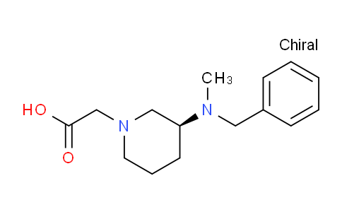 CAS No. 1354017-08-5, (S)-2-(3-(Benzyl(methyl)amino)piperidin-1-yl)acetic acid