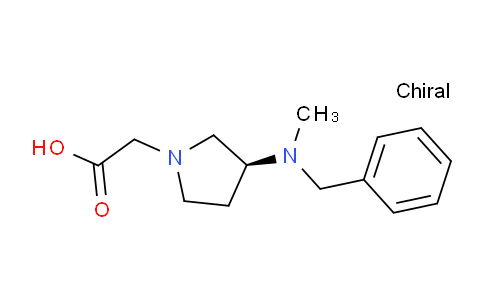 CAS No. 1354007-88-7, (S)-2-(3-(Benzyl(methyl)amino)pyrrolidin-1-yl)acetic acid