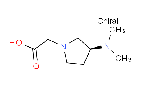 CAS No. 1354018-96-4, (S)-2-(3-(Dimethylamino)pyrrolidin-1-yl)acetic acid