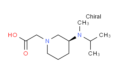 CAS No. 1354001-07-2, (S)-2-(3-(Isopropyl(methyl)amino)piperidin-1-yl)acetic acid