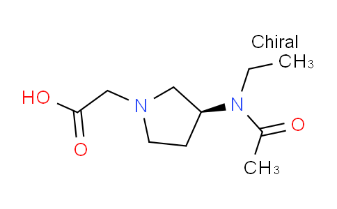 CAS No. 1354009-61-2, (S)-2-(3-(N-Ethylacetamido)pyrrolidin-1-yl)acetic acid