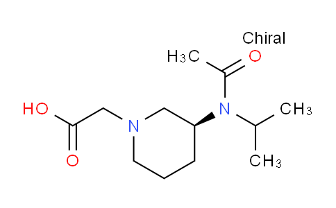 CAS No. 1353994-68-9, (S)-2-(3-(N-Isopropylacetamido)piperidin-1-yl)acetic acid