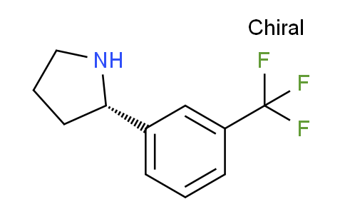 CAS No. 1217777-12-2, (S)-2-(3-(Trifluoromethyl)phenyl)pyrrolidine