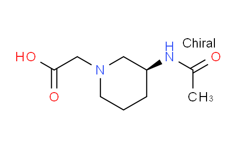 CAS No. 1353994-58-7, (S)-2-(3-Acetamidopiperidin-1-yl)acetic acid