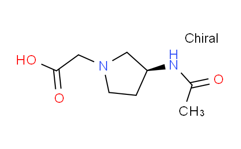 CAS No. 1354018-20-4, (S)-2-(3-Acetamidopyrrolidin-1-yl)acetic acid