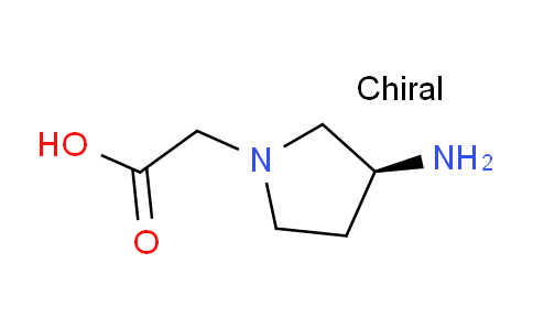 CAS No. 1187931-33-4, (S)-2-(3-Aminopyrrolidin-1-yl)acetic acid