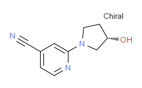 CAS No. 1264035-04-2, (S)-2-(3-Hydroxypyrrolidin-1-yl)isonicotinonitrile
