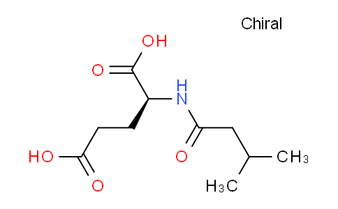 CAS No. 80154-63-8, (S)-2-(3-Methylbutanamido)pentanedioic acid