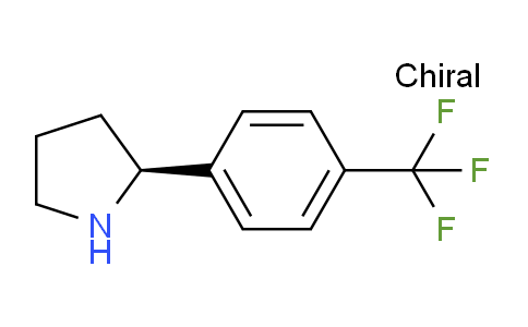 CAS No. 1217816-57-3, (S)-2-(4-(Trifluoromethyl)phenyl)pyrrolidine
