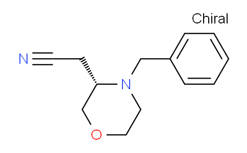 CAS No. 1217855-96-3, (S)-2-(4-Benzylmorpholin-3-yl)acetonitrile