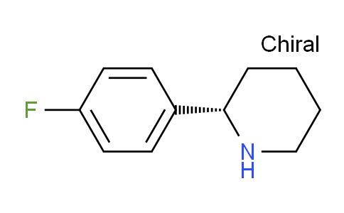 CAS No. 1187468-22-9, (S)-2-(4-Fluorophenyl)piperidine