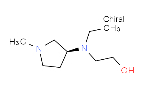 CAS No. 1353996-09-4, (S)-2-(Ethyl(1-methylpyrrolidin-3-yl)amino)ethanol